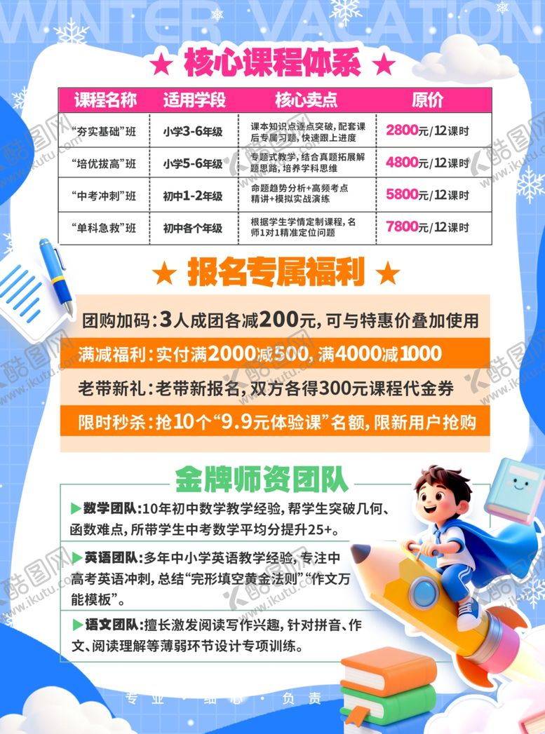 编号：77191704250358482704【酷图网】源文件下载-寒假班