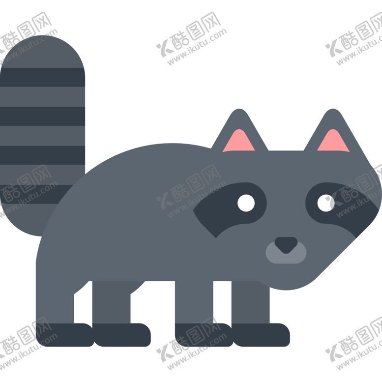 编号：35690207091044372238【酷图网】源文件下载-狸猫动物标志图形图标装饰素材