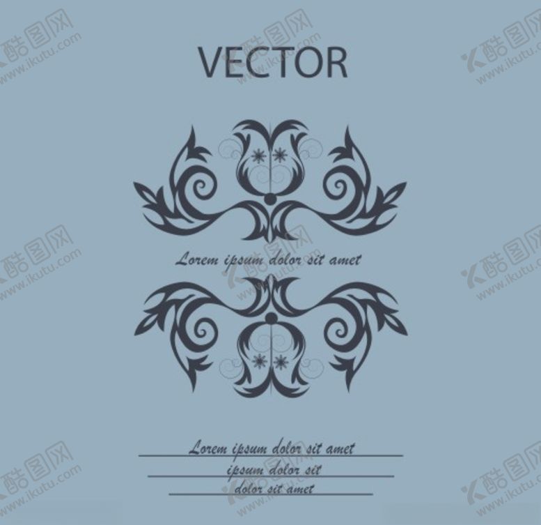 编号：43558810290216131189【酷图网】源文件下载-花纹图案英文