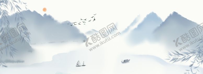 编号：17058002051703312323【酷图网】源文件下载-山水背景