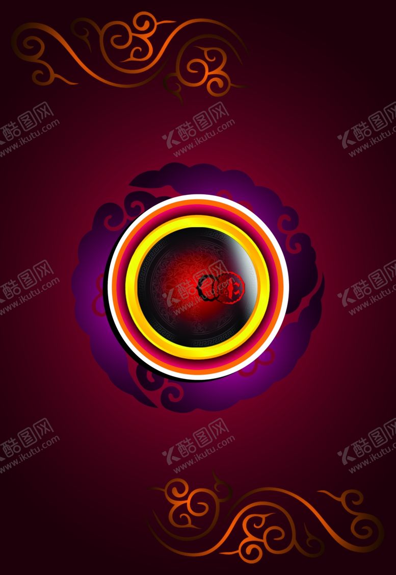 编号：86800712080637113282【酷图网】源文件下载-中国风古建筑花纹图案
