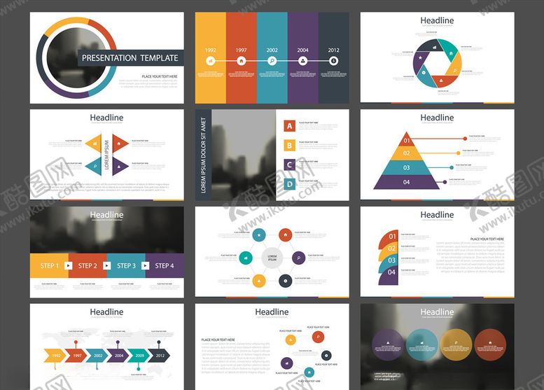 编号：39183609160713063925【酷图网】源文件下载-企业画册板式