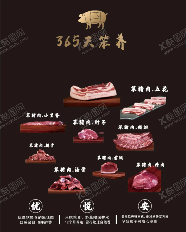编号：57940809232316420863【酷图网】源文件下载-猪肉海报