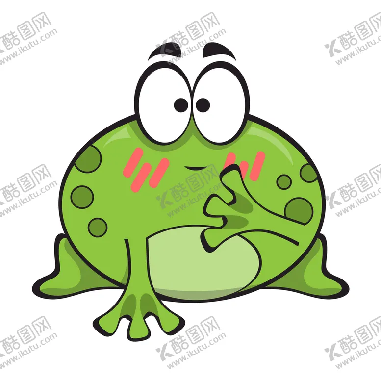 编号：24879609160809532436【酷图网】源文件下载-卡通青蛙海报素材形象