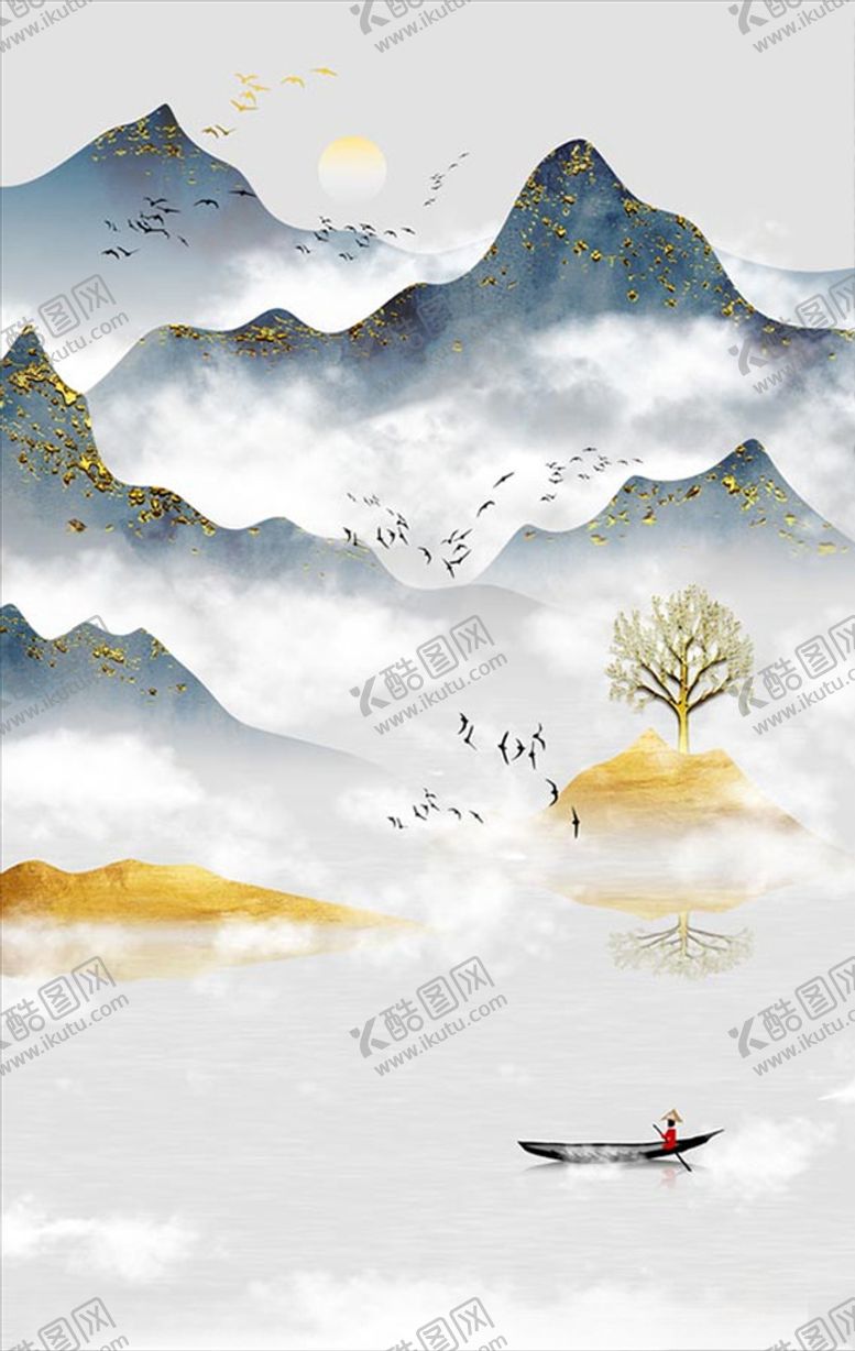 编号：71210905140338385241【酷图网】源文件下载-中国风山水画