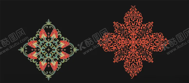 编号：30678904062237404844【酷图网】源文件下载-花纹花边