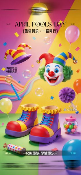 酒吧愚人节传统海报