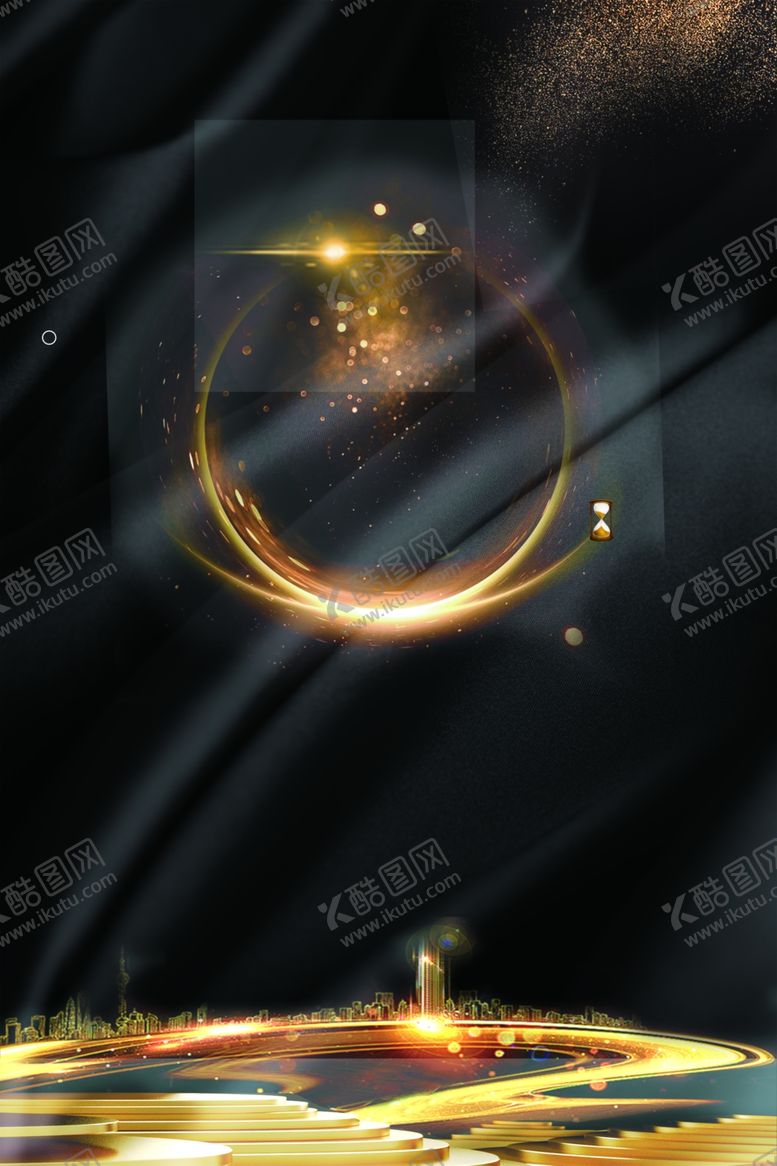 编号：25981510061839552306【酷图网】源文件下载-黑金背景素材