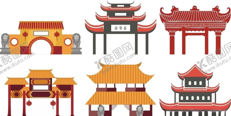 编号：88512710081527159146【酷图网】源文件下载-门楼