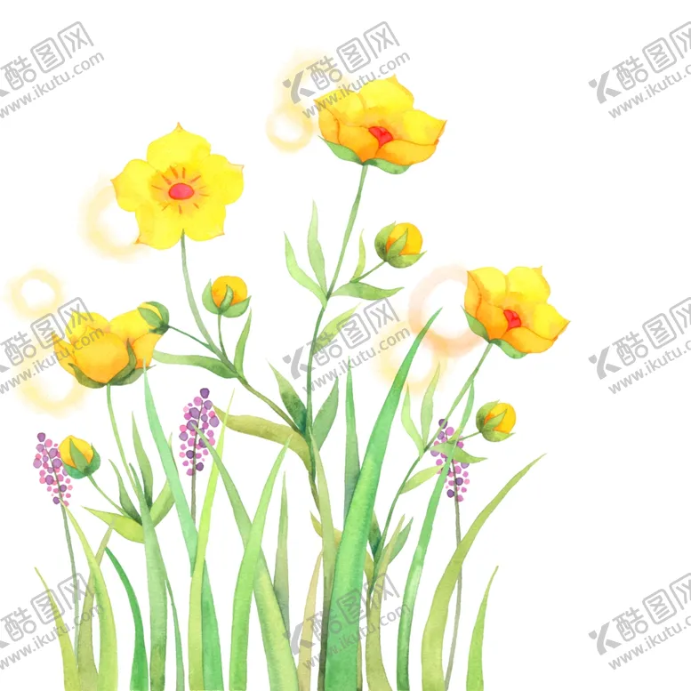 编号：84186812010843037266【酷图网】源文件下载-黄色花卉植物挂画装饰画