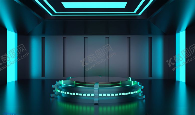 编号：32844910310919434086【酷图网】源文件下载-模型展台立体