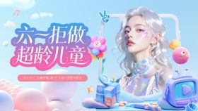 医美六一海报