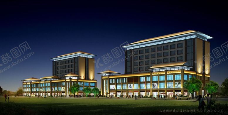 编号：16805103202335117102【酷图网】源文件下载-城市综合体亮化