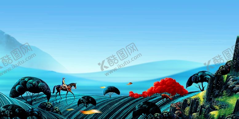 编号：13239405092217422939【酷图网】源文件下载-山水画
