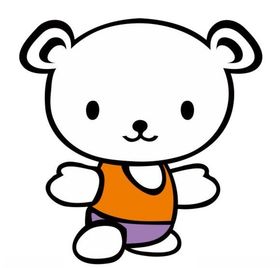 矢量免抠卡通小熊