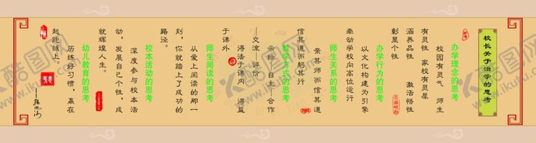 编号：68093809211702548253【酷图网】源文件下载-校长的思考