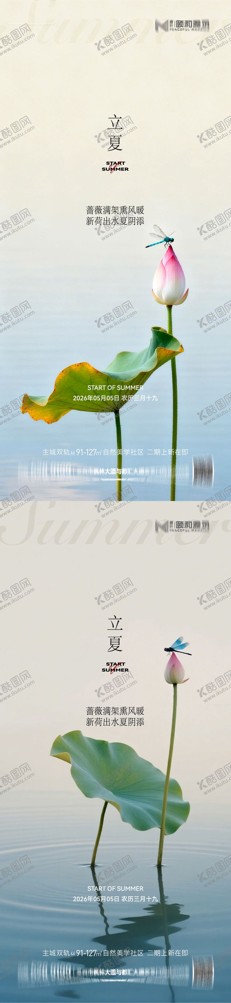 编号：41744005030212024111【酷图网】源文件下载-立夏节气节日海报二十四