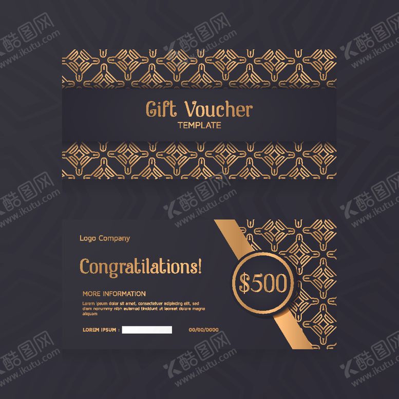 编号：76791411012030178463【酷图网】源文件下载-黑金卡片