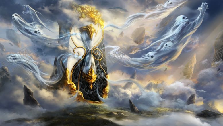编号：24688709252236241751【酷图网】源文件下载-大气仙侠魔幻场景插画