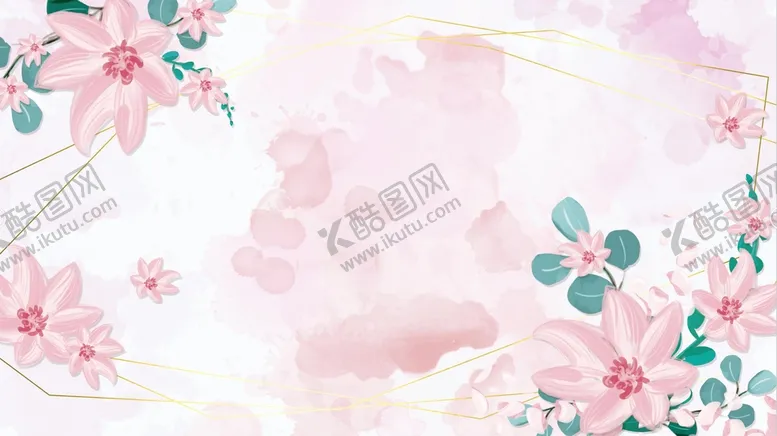 编号：58463510192249574491【酷图网】源文件下载-小清新婚礼背景