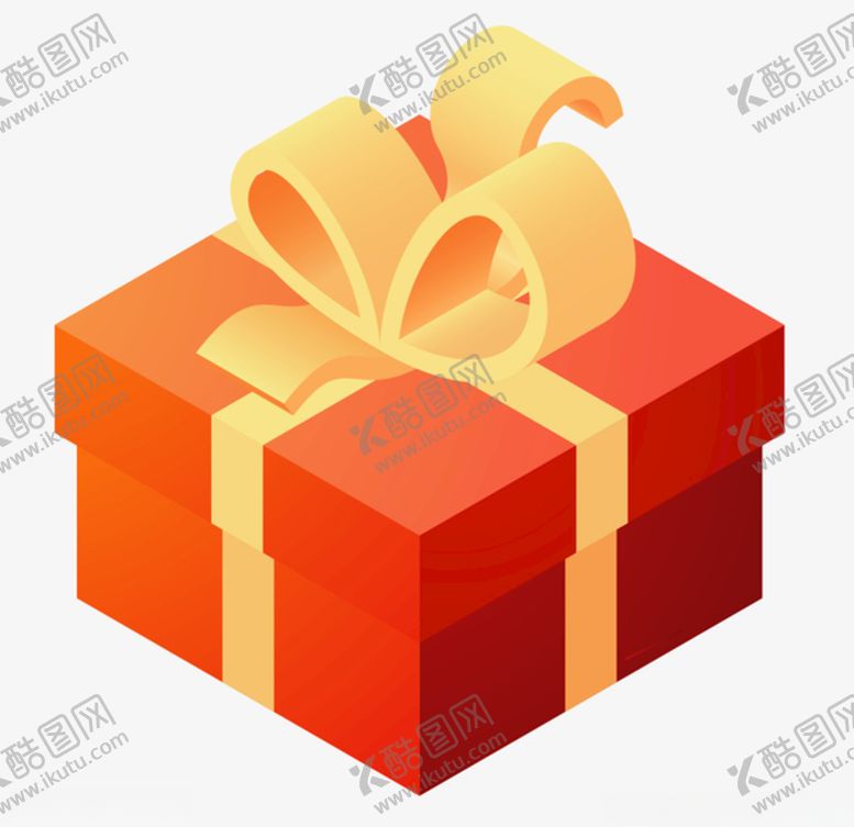 编号：53558409300922343031【酷图网】源文件下载-2.5D立体一个礼品盒矢量免抠