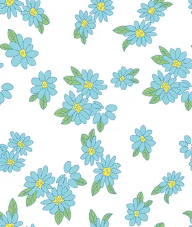 菊花手绘小碎印