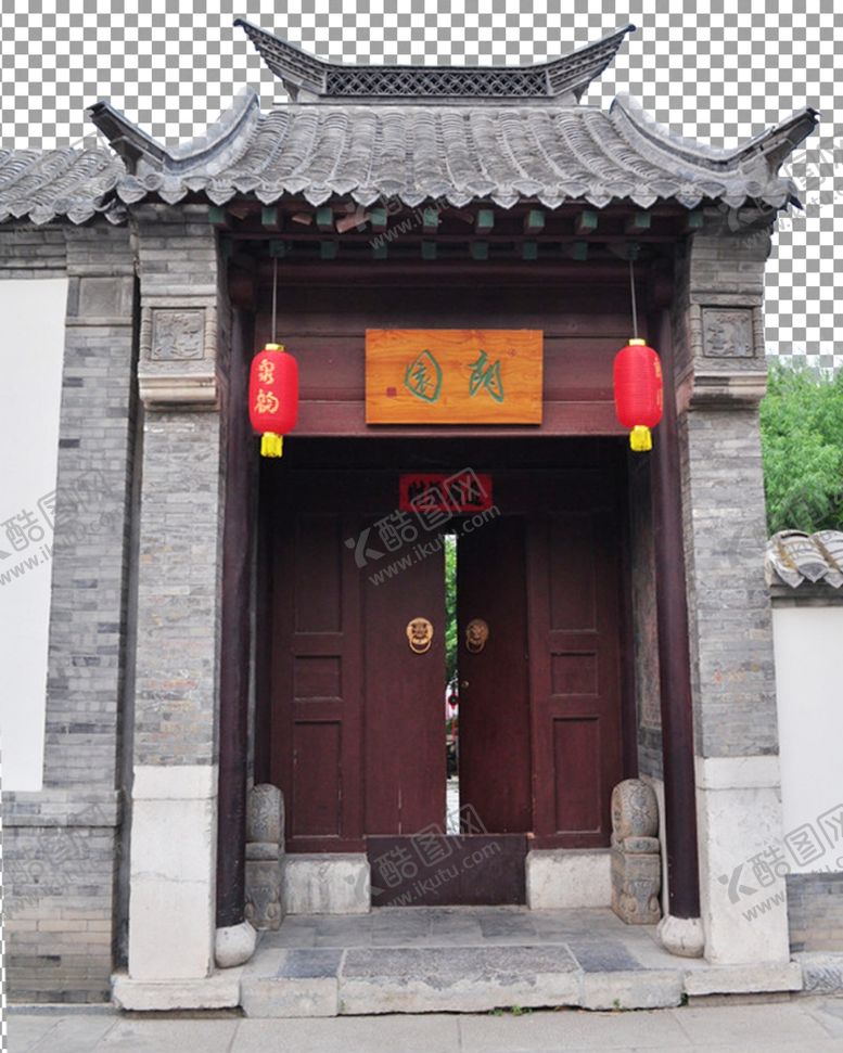 编号：97352603190621536199【酷图网】源文件下载-免扣中式门头
