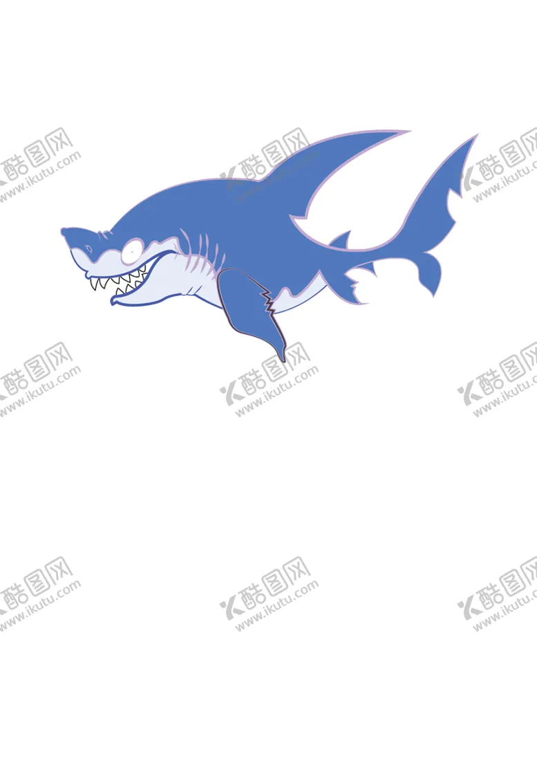 编号：10945309272317018907【酷图网】源文件下载-海洋动物鲨鱼