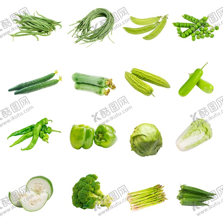 编号：40315709192118460852【酷图网】源文件下载-绿色蔬菜合集