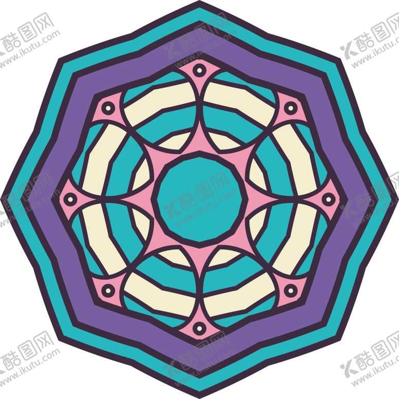 编号：78055510282158577777【酷图网】源文件下载-复古花纹图案