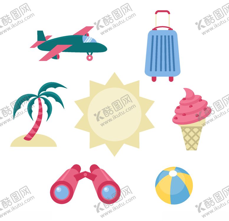 编号：59299309132050009053【酷图网】源文件下载-旅行元素