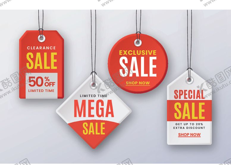 编号：81711109281329183017【酷图网】源文件下载-悬挂式销售标签