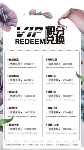 会员积分 VIP兑换