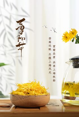 重阳节宣传背景日