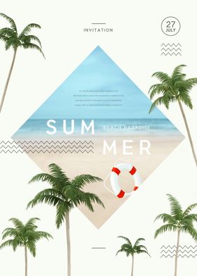夏季海报图片