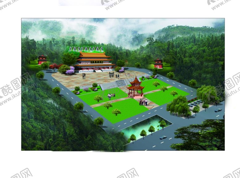 编号：16640705100452476342【酷图网】源文件下载-公墓效果图