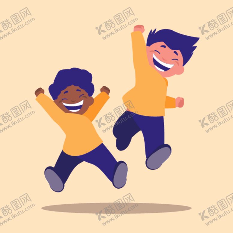 编号：19537907122306029069【酷图网】源文件下载-快乐人物孩子插画