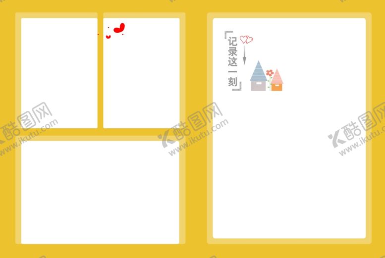 编号：41350605031252552725【酷图网】源文件下载-家庭全家福相册模板边框