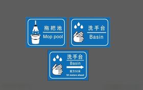 洗手台拖把池