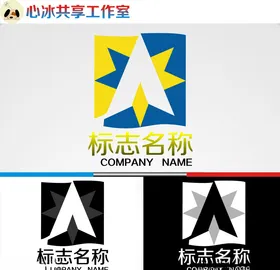 logo设计字母矢量图制作字母