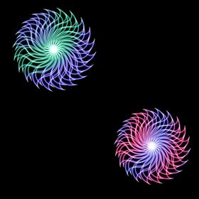 自制炫彩花瓣