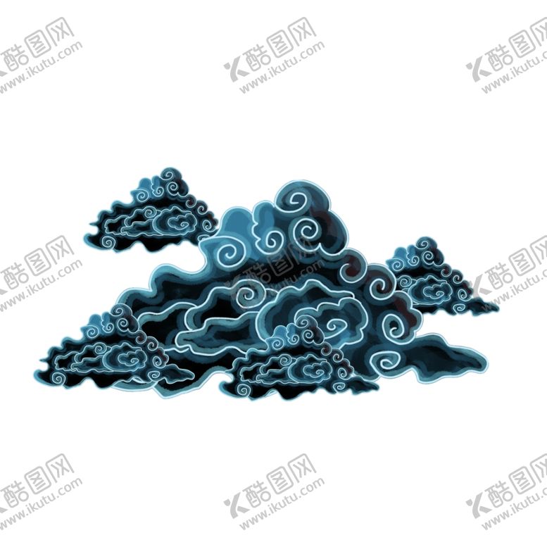 编号：55193210120005594915【酷图网】源文件下载-卡通国潮云纹