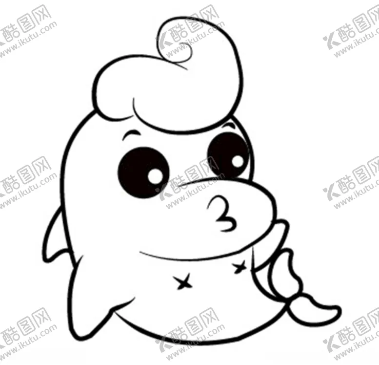 编号：69397406281512312930【酷图网】源文件下载-可爱小海豚小金鱼小动物