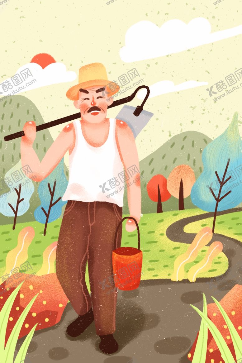 编号：59354607140854375221【酷图网】源文件下载-劳动节插画