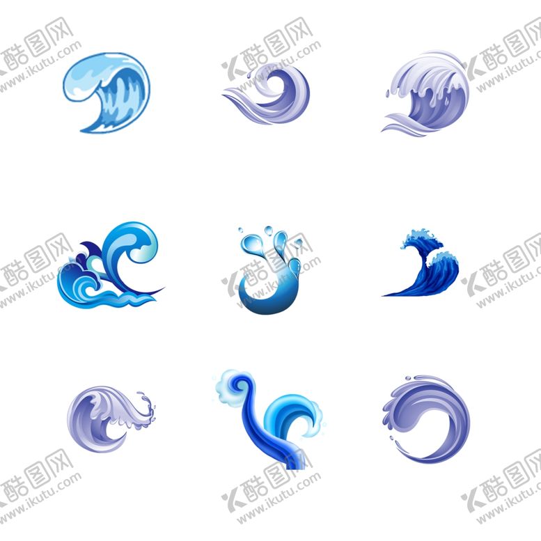编号：88169910230449486126【酷图网】源文件下载-浪花素材