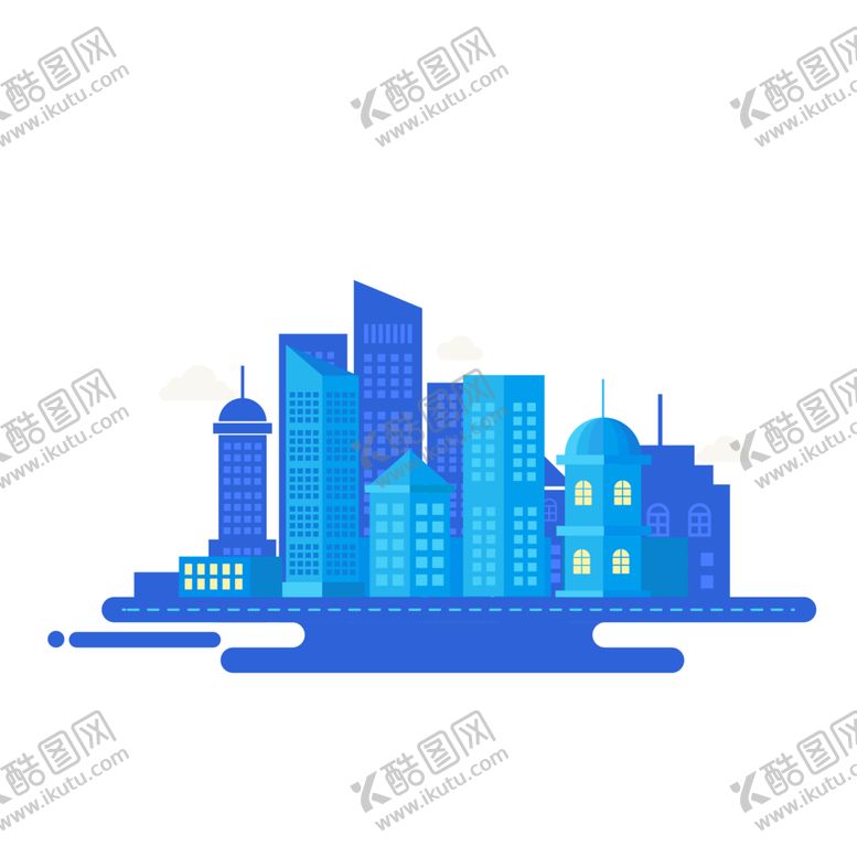 编号：15906010300229117521【酷图网】源文件下载-城市剪影