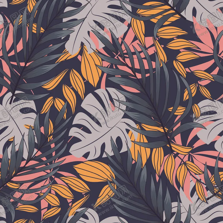 编号：37752410090605277670【酷图网】源文件下载-叶子花纹