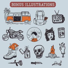 素描写生简笔画图案