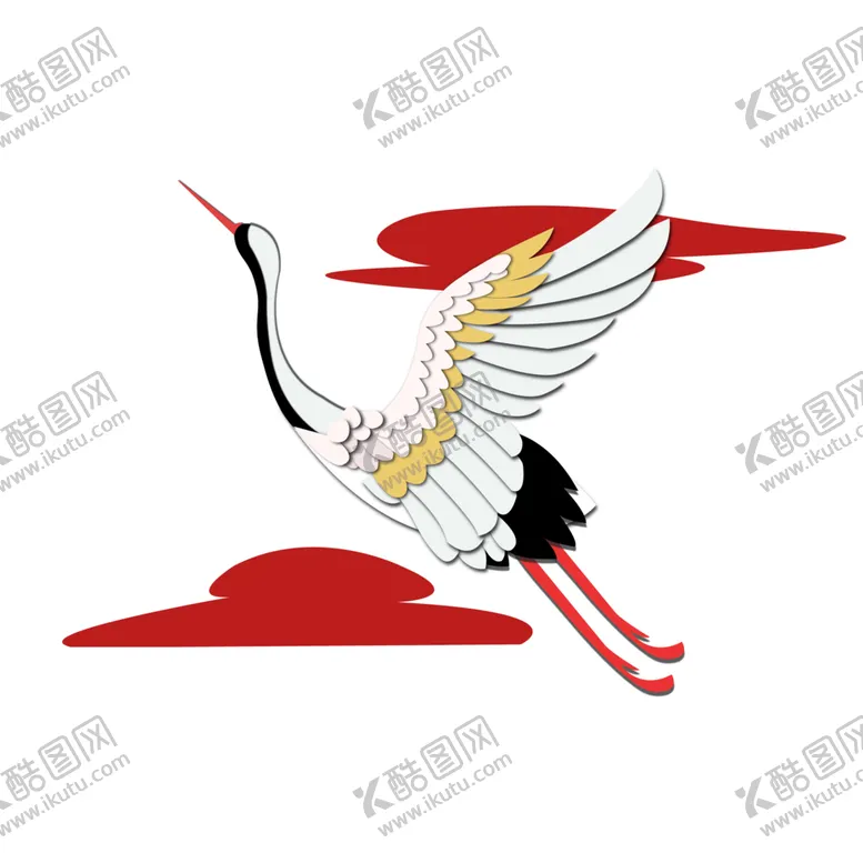 编号：17127601250417339266【酷图网】源文件下载-仙鹤素材