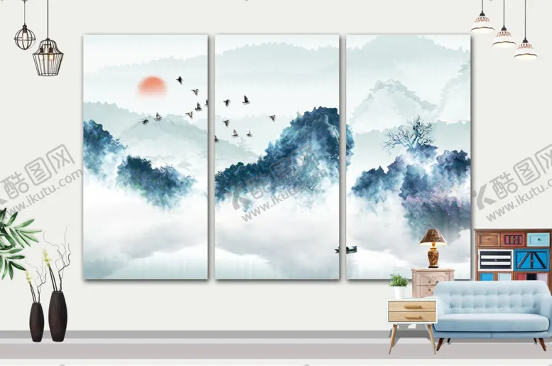 编号：98880904120726039118【酷图网】源文件下载-山水画